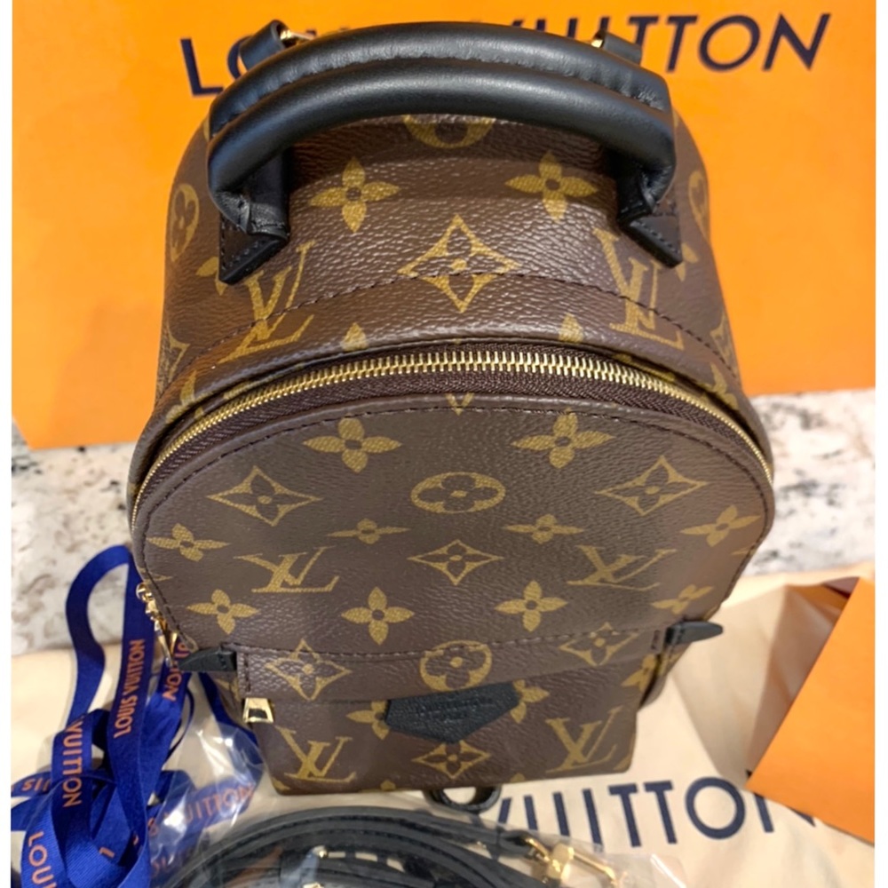 🆕 ❤️😍Authentic Louis Vuitton PALM SPRINGS MINI - Picture 9 of 16